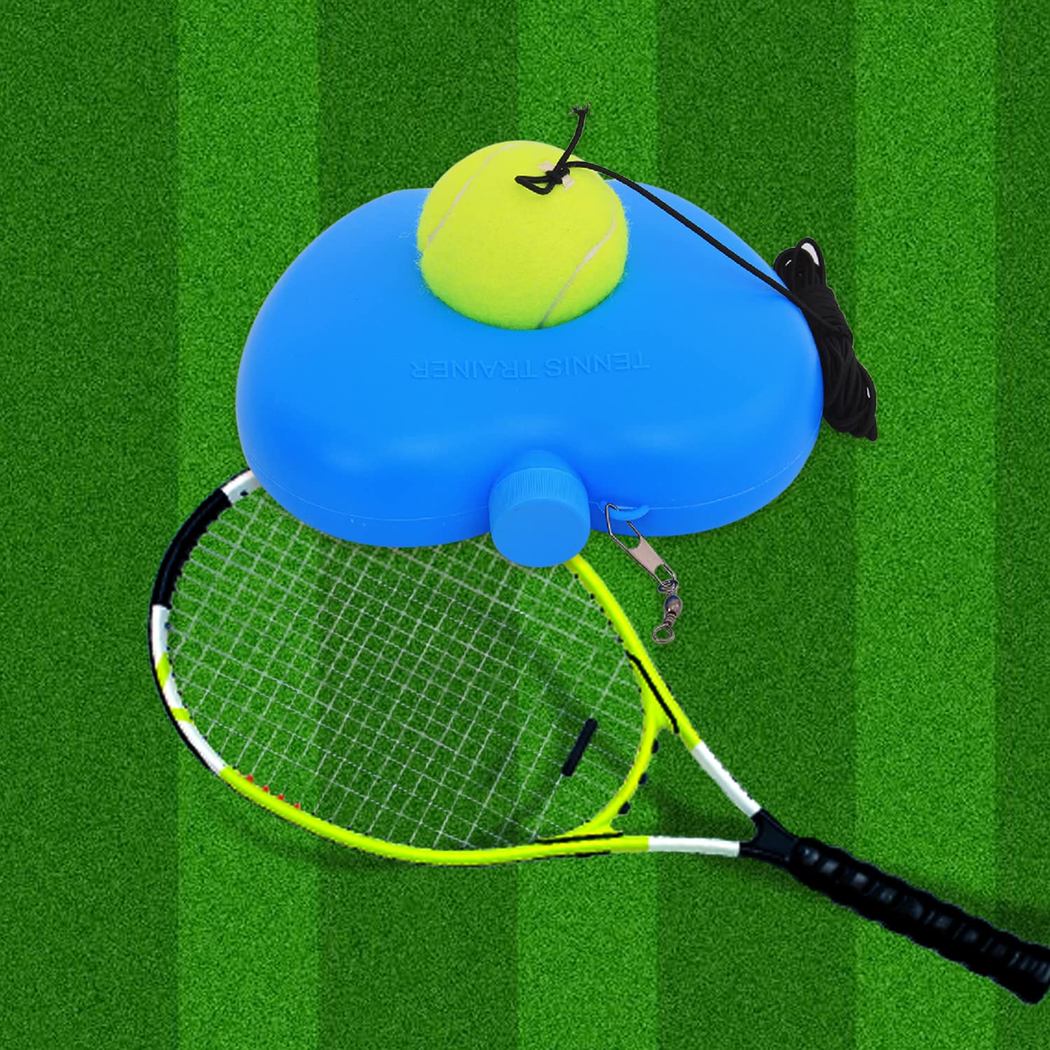 2Pcs Allenamento per Tennis casa Allenatore Tennis pallina L'allenatore rimbalzare Palla Autodidatta Strumento Portatile Allenatori Principianti Adatta Bambini Adulti Giocatore