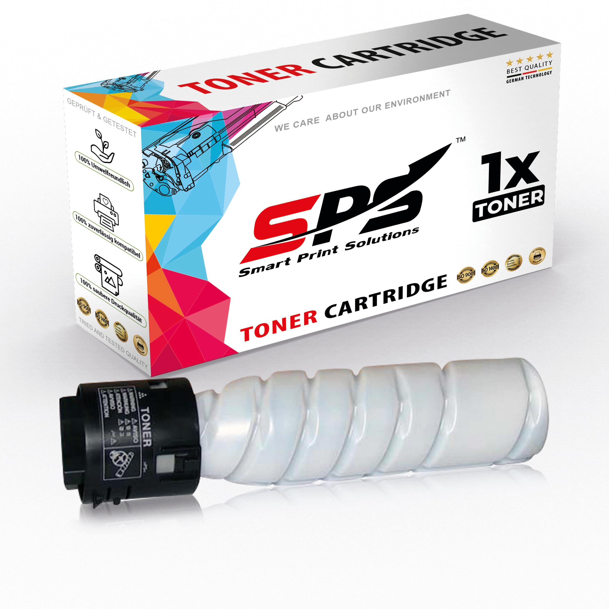 Smart Print Solutions SPS TN-118 Compatible Toner Cartridges for Konica Minolta Minolta Bizhub 185|195|206|215|225| 1x Black | 4,000 Pages