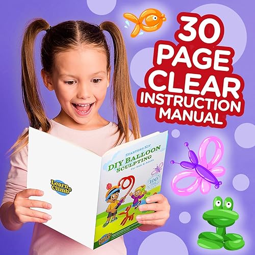 Miniatura 5 de Learn & Climb Kit de animales de globo de bricolaje para principiantes. Divertida actividad de torsión y modelado para fiestas. Hace más de 30