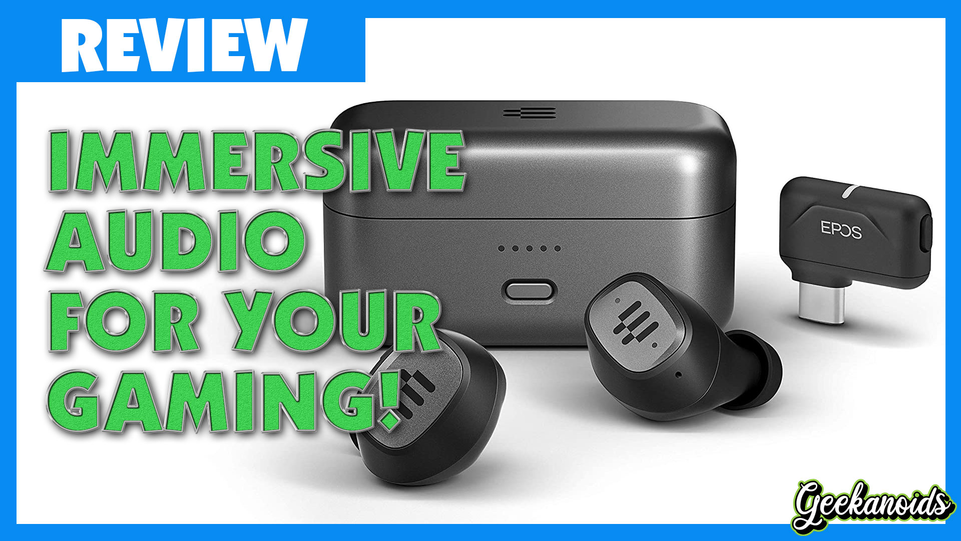 Watch EPOS GTW 270 Hybrid Gaming Wireless Earbuds Review on Amazon
