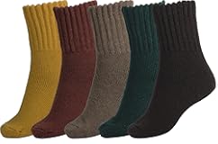 Boot Socks for Women Winter Solid Thick Warm Socks Cozy Crew Socks Christmas Gift