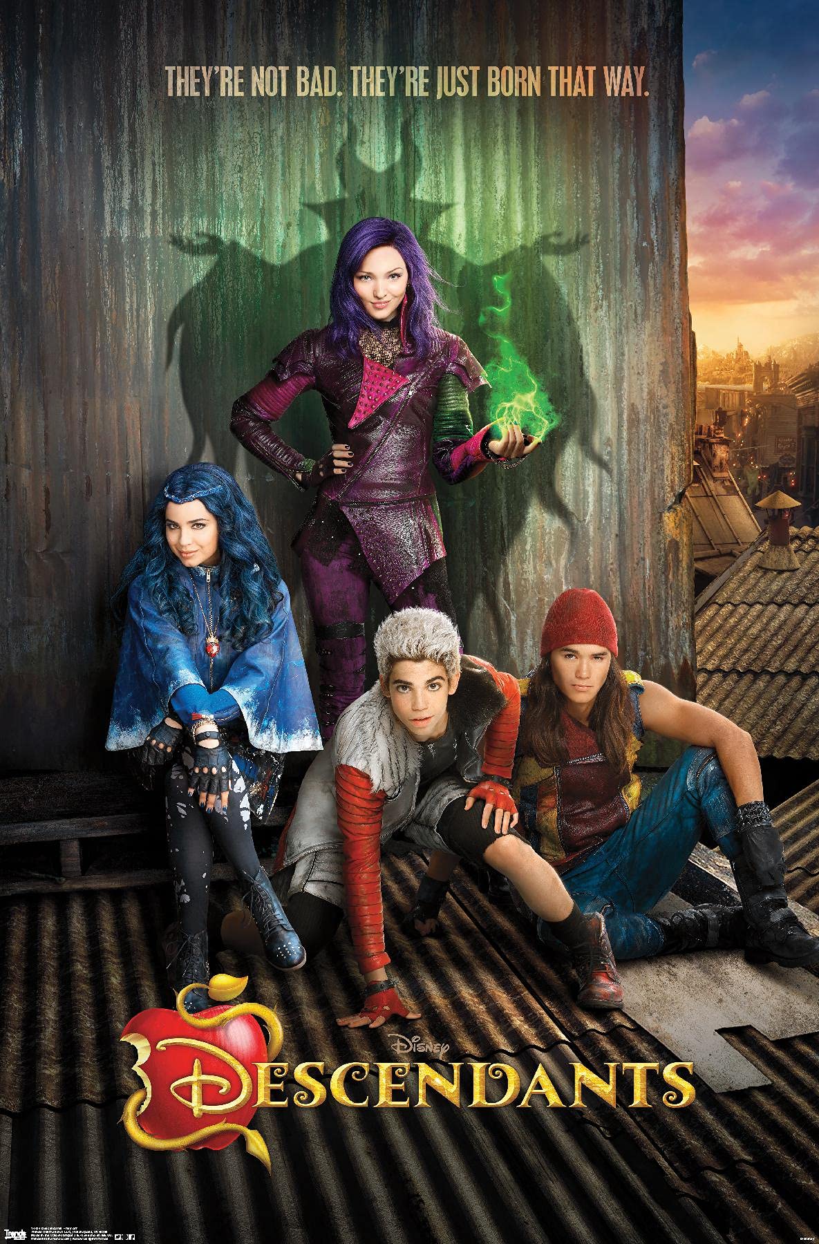 定価以下descendant Fit out SILKSCREEN POSTER Amazon.com: Trends International Disney Descendants - Key