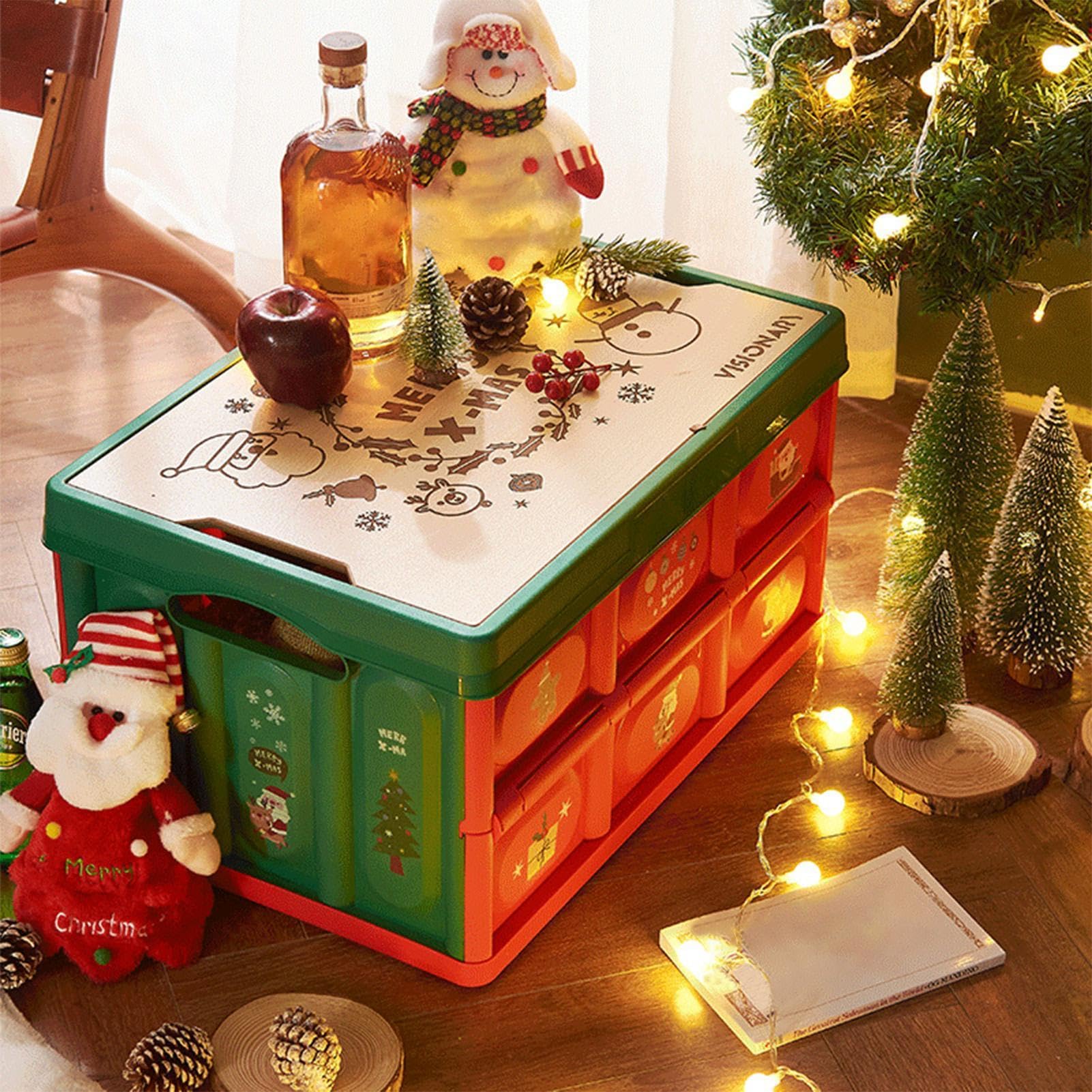 Amazon.co.jp: クリスマスオーナメント収納容器、クリスマス