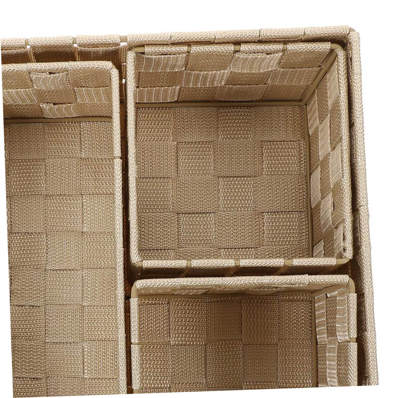 Alipis 4 Stück Würfel Organizer aus Nylon und Eisen für Schreibtisch