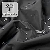 Vista 6 de Gorro de ducha reutilizable para mujer, grande, impermeable, lavable, banda elástica, accesorios de baño, sombrero para cabello largo, trenzas Negro