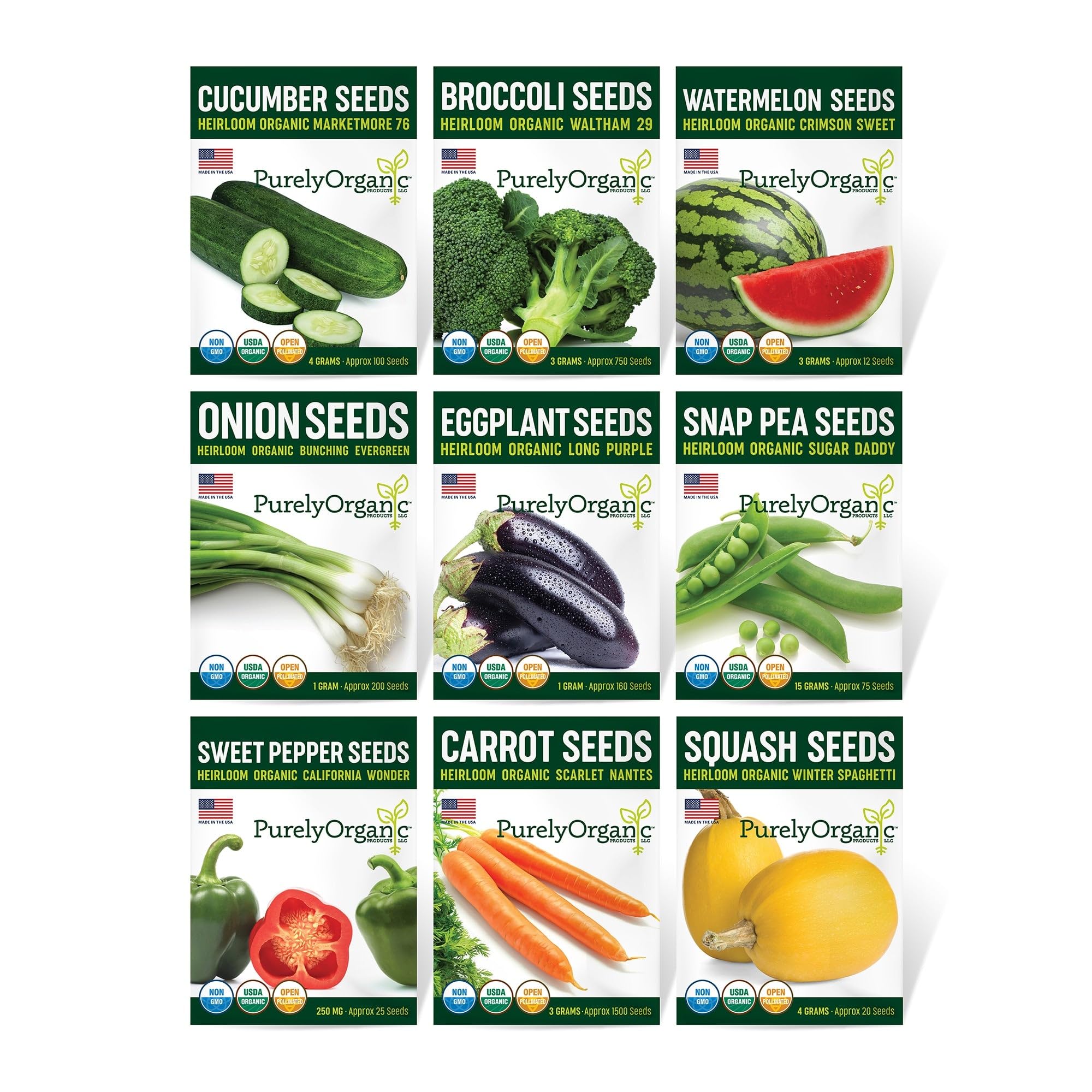 Purely Organic Vegetable Garden Starter Kit