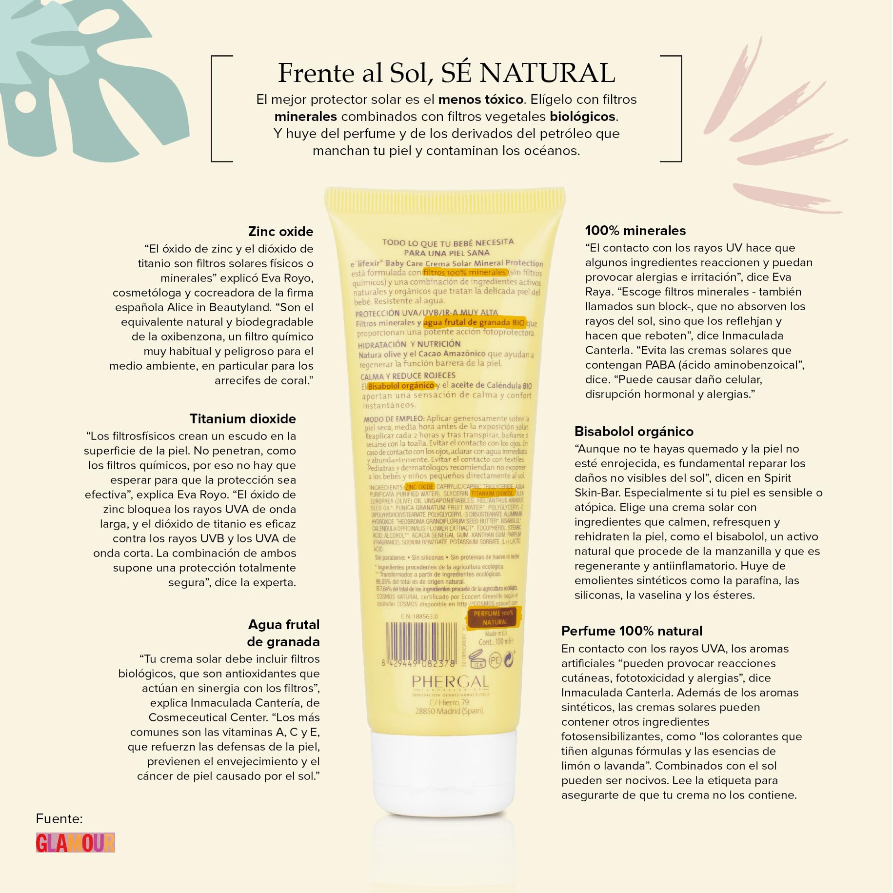 Elifexir Baby Care | Crema Solar Mineral Niños y Bebés | Protector Solar UVA, UVB e IR-A SPF 50+ | Filtros 100% Minerales | 99% Ingredientes Naturales | Resistente al Agua | Pack de 3 + Manguitos