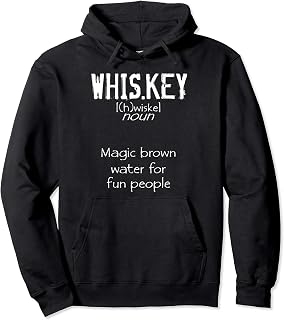 Whiskey Definition Alcoholic Beverage Drinking Sarcasm Quote Pullover Hoodie
