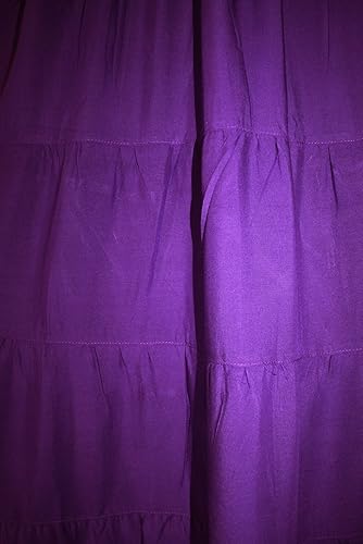 Miniatura 5 de Beautybatik BOHO falda larga en capas, diseño gitano