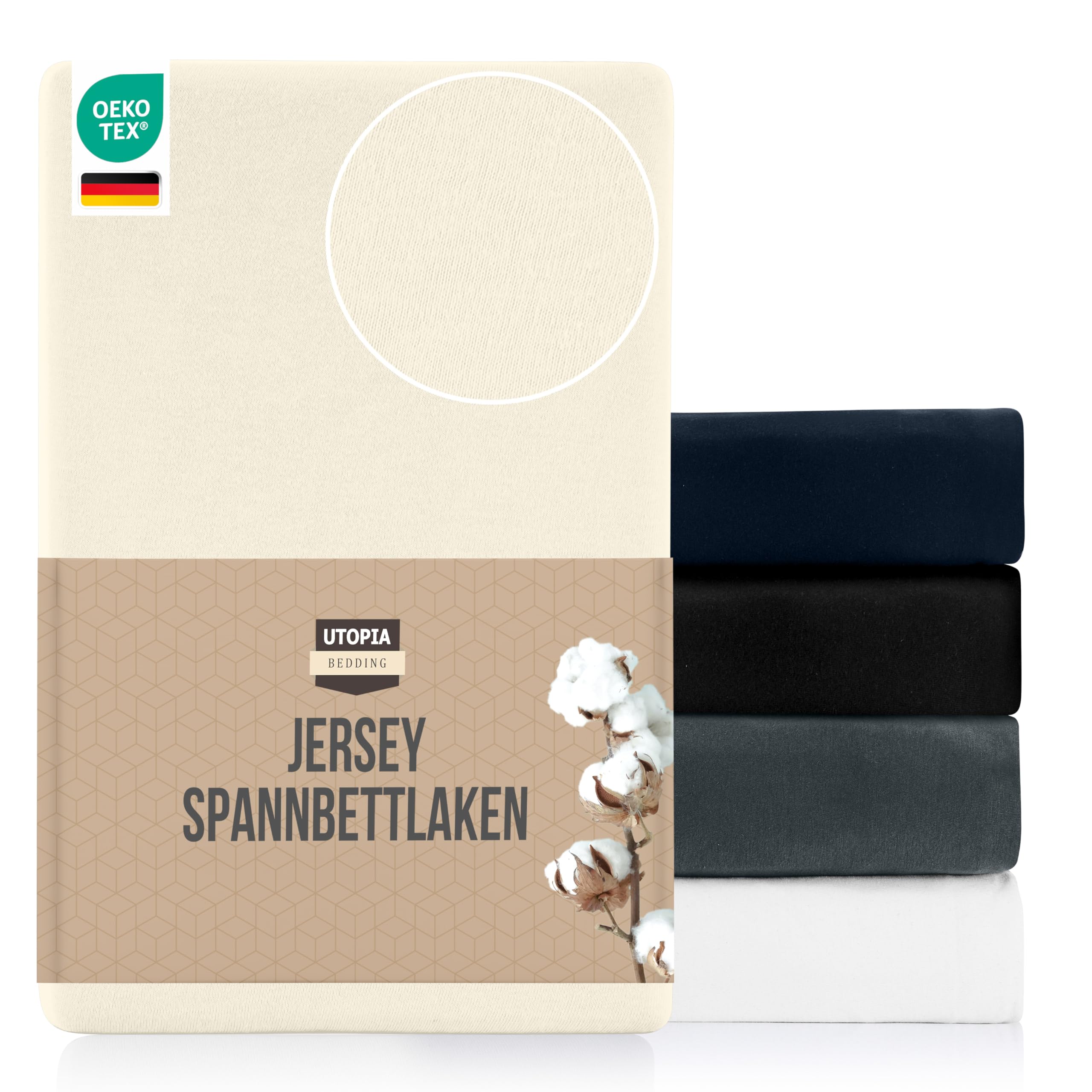 Utopia Bedding Jersey Spannbettlaken