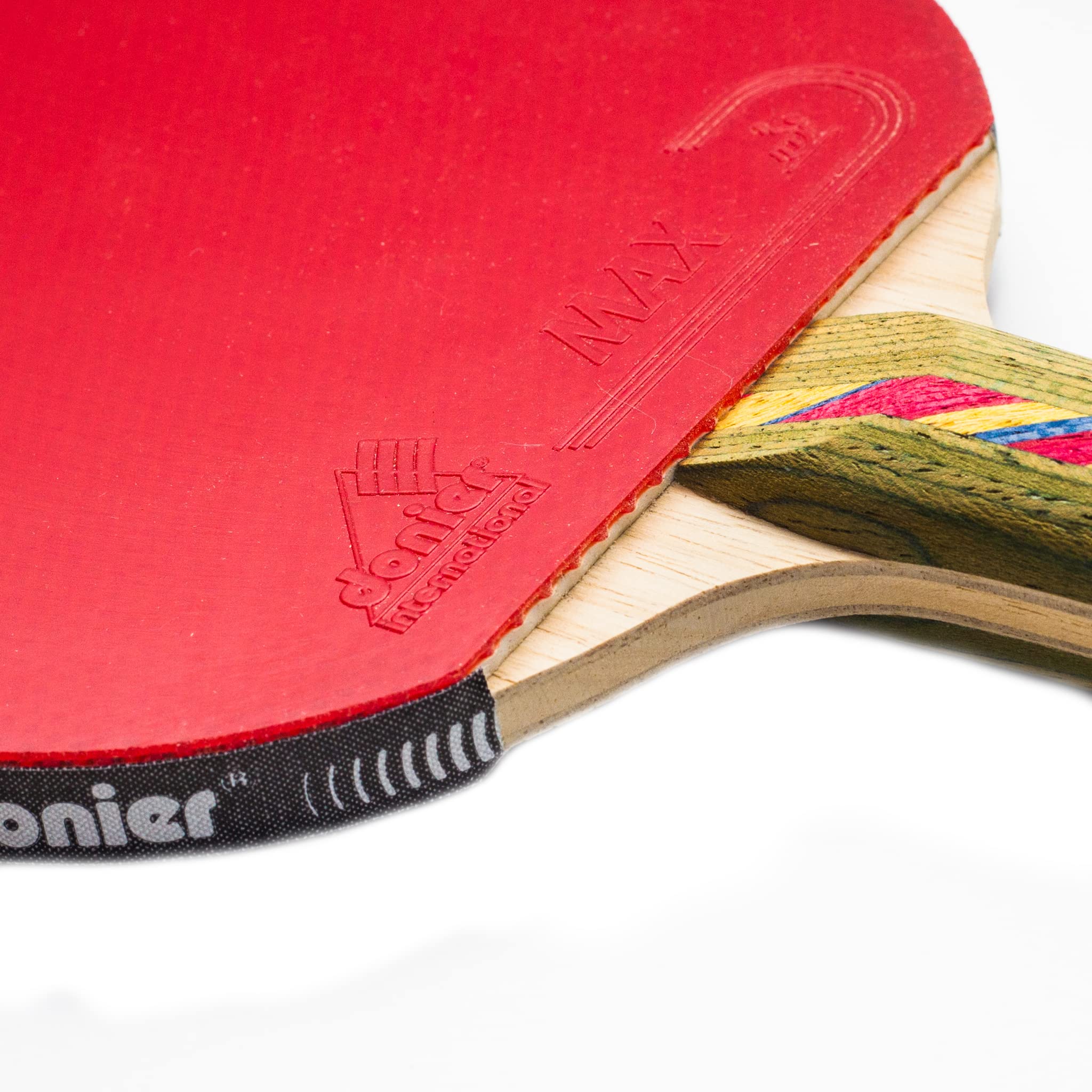 Donier Profesjonalny kij do tenisa stołowego SP-12 PRO | wyprodukowana w Europie rakieta do pingponga | 5-warstwowa podstawa, umiarkowanie szybka, duża strefa odbicia, dokładne umieszczenie, ataki