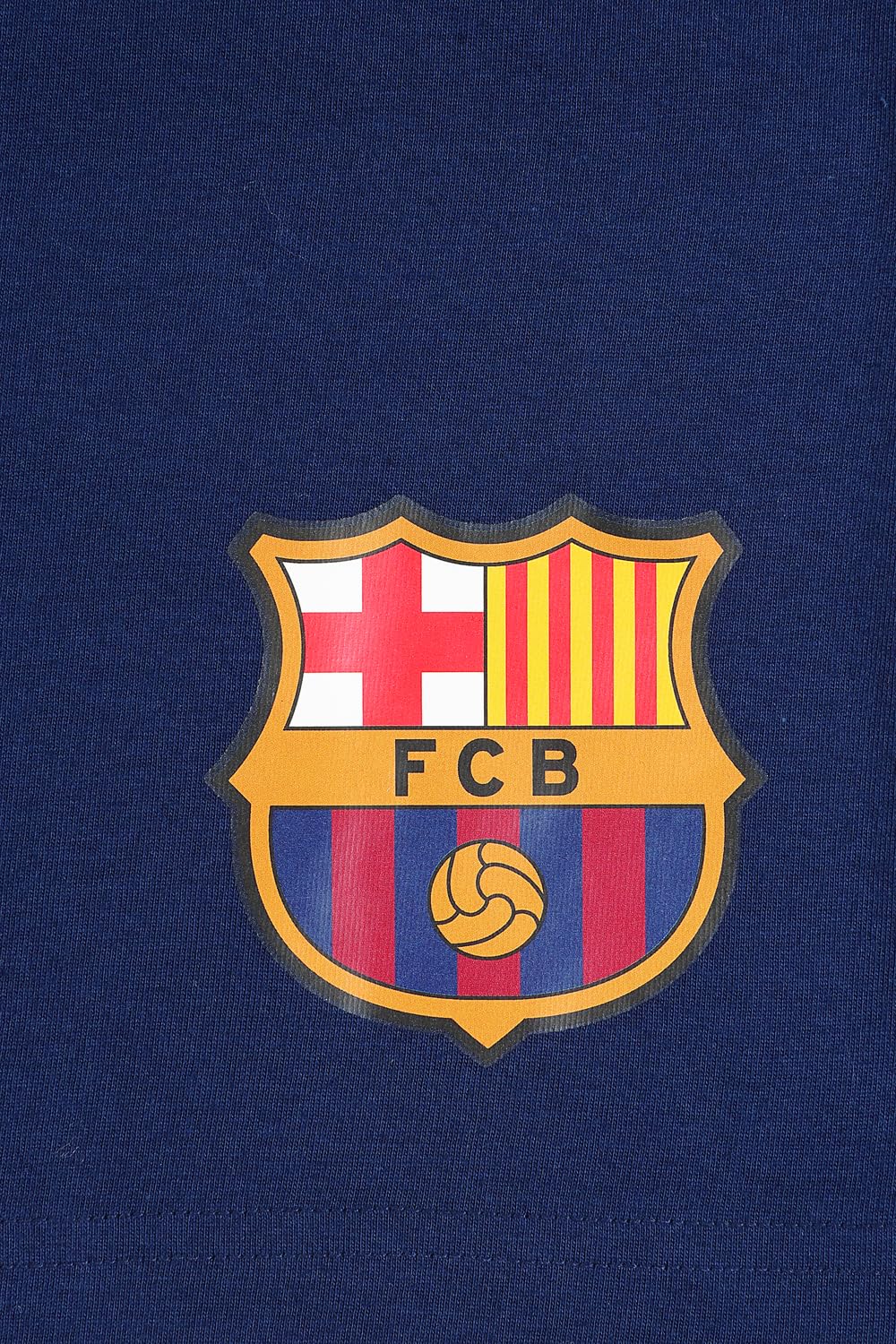 Chicos FC Barcelona Pijamas Corto de Algodón Fútbol PJs para Niños