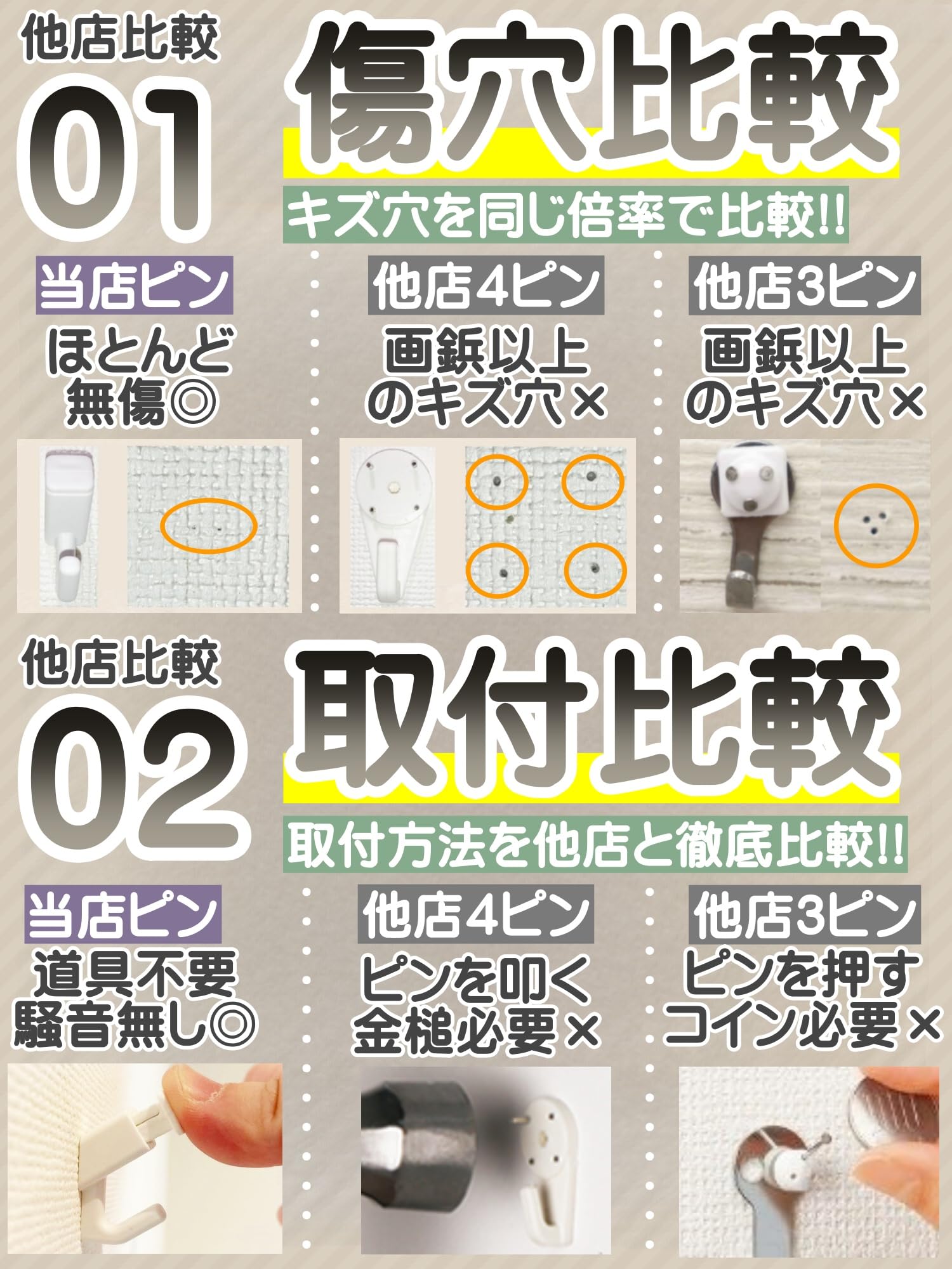 【インテリアコーディネーターが推薦】 壁を傷つけない ウォールシェルフ 壁掛け棚 飾り棚 [MeeBeeZ] (3.ホワイト, 40) - 5