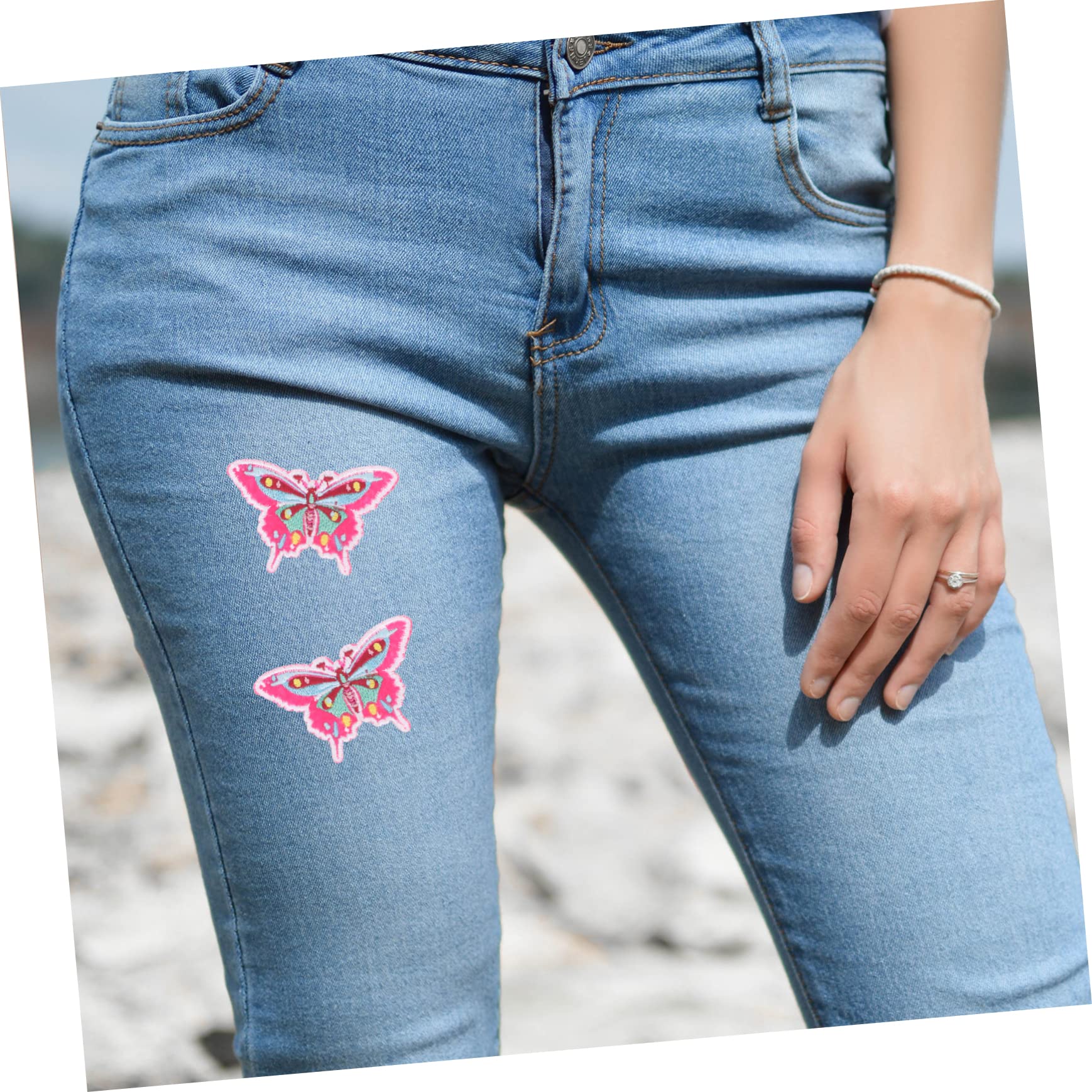 HOMSFOU 5 Set Patches Adorabili Forma Per Abbigliamento Applicazioni Ricamate Per Cucito E Decorazioni Fai Da Te Per Riparazioni E Personalizzazioni Vestiti 20 Pezzi*5