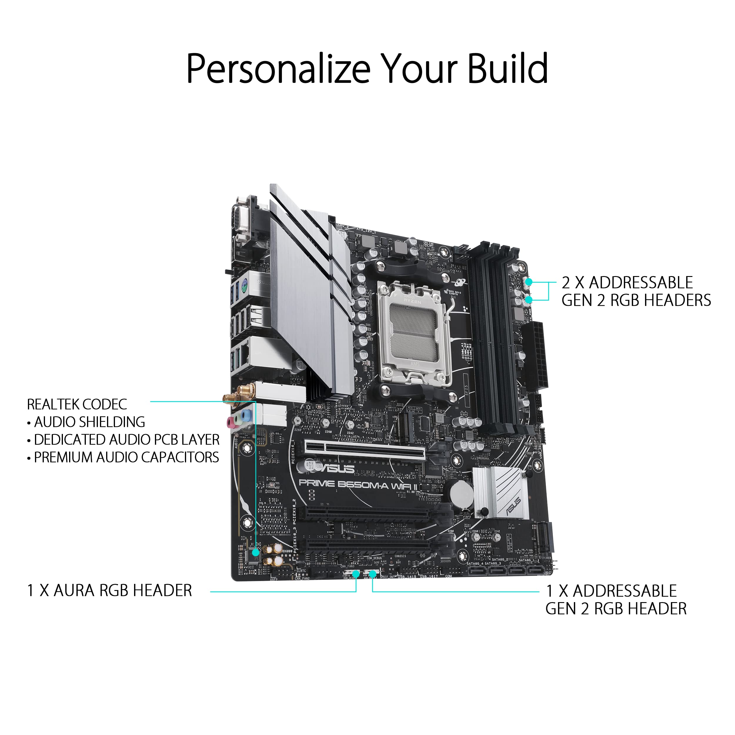 Amazon | ASUS PRIME B650M-A WIFI II AMD B650 ソケット AM5