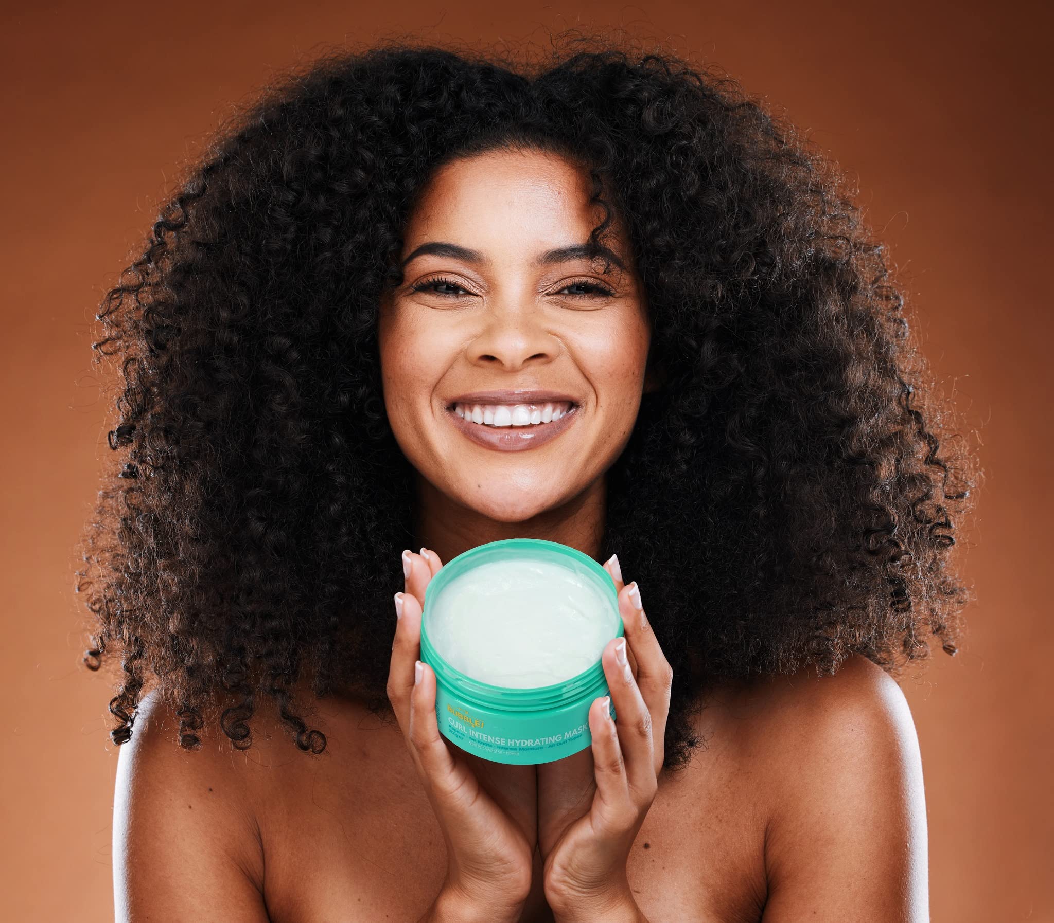 My Bubble! Curl Intense Hydrating Mask 200g with Argan, Coconut & Hibiscus for all curly hair types vegan, silicone free - Image 2