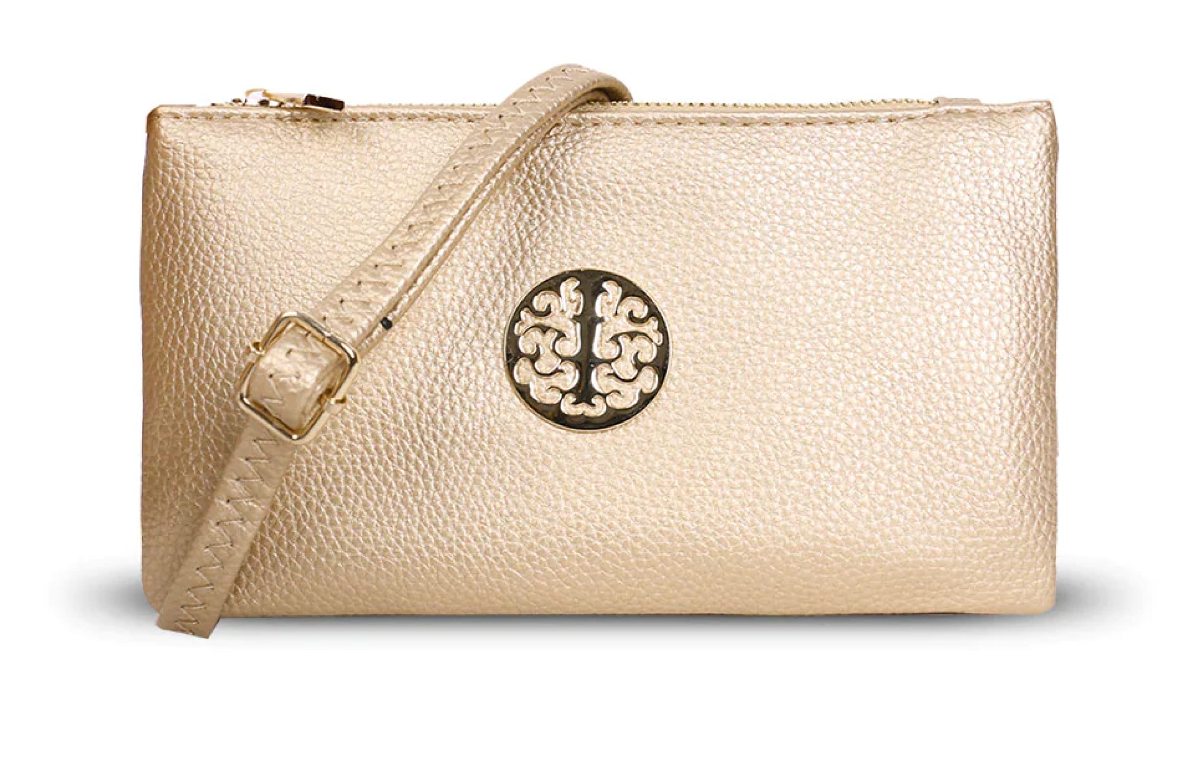 GenericLadies Crossbody Bags Faux Leather Women Designer Handbags Small Phone Shoulder Bag with Adjustable Strap & Zip Closure - for Parties, Casual