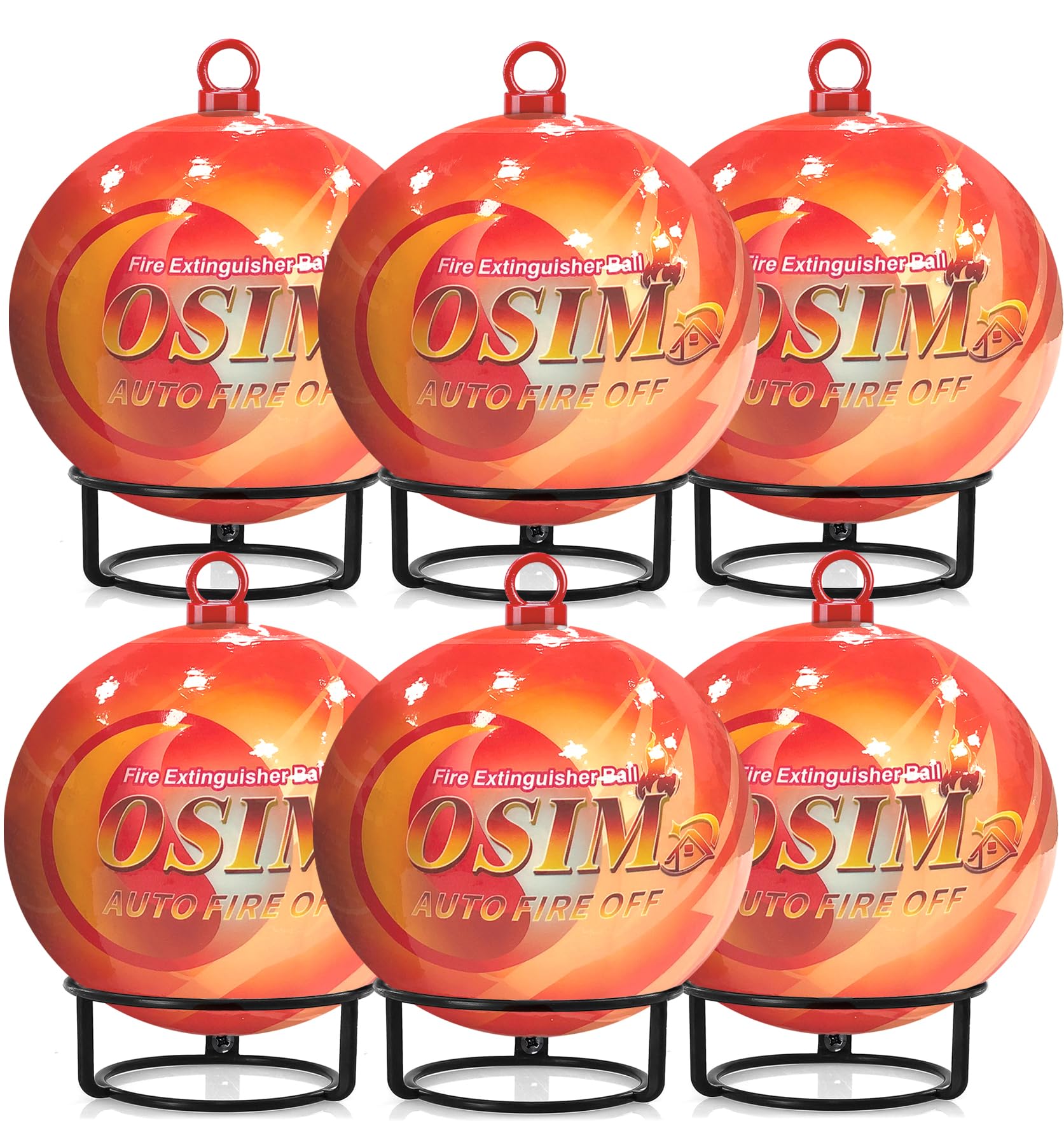 Buy 6Pack Portable Automatic Fire Ball Extinguisher with Bracket and