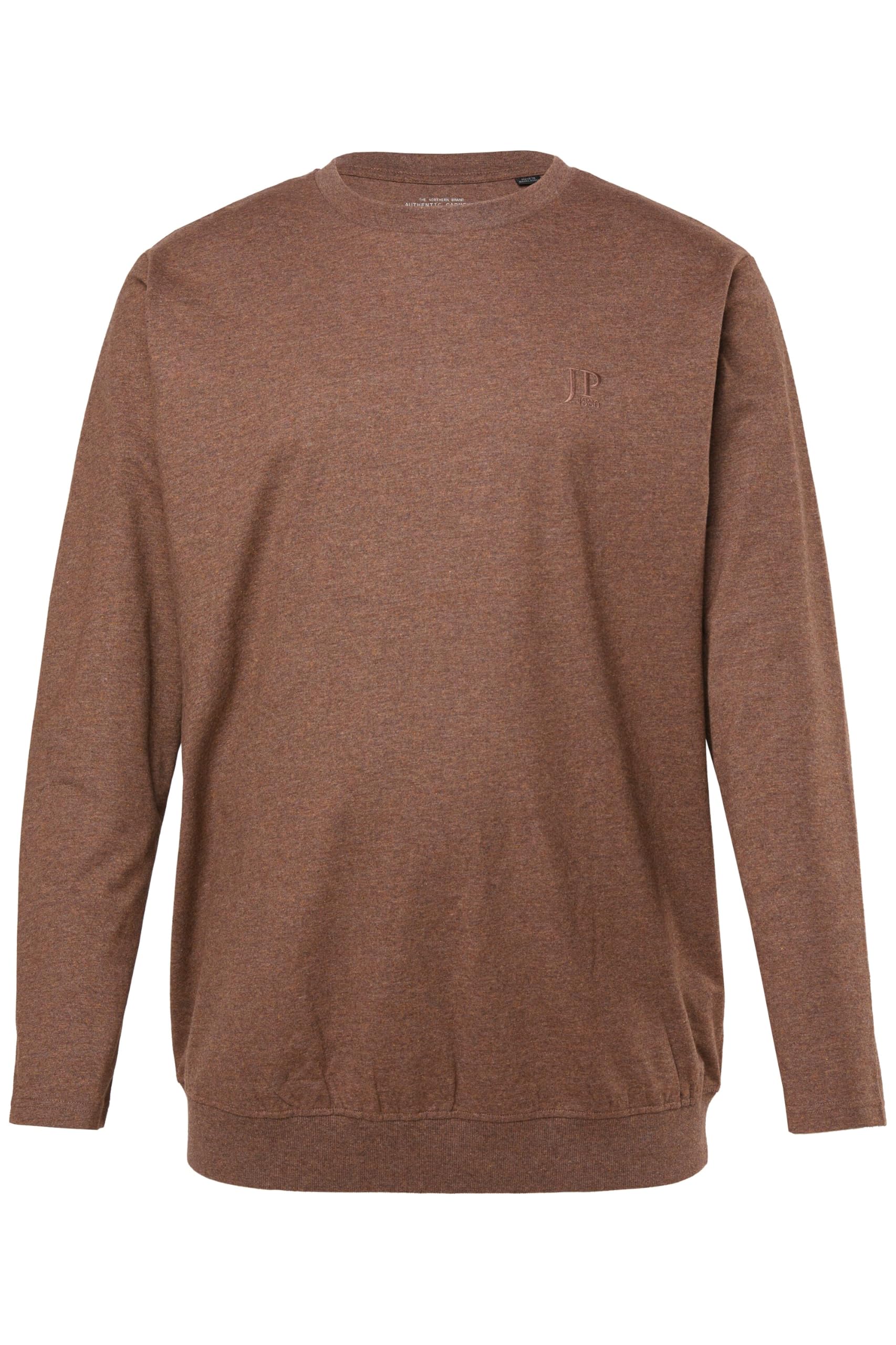 JP 1880 Jp1880 Langarmshirt, Bauchfit, Basic, Rundhals, BIS 8 XL T-Shirt Homme
