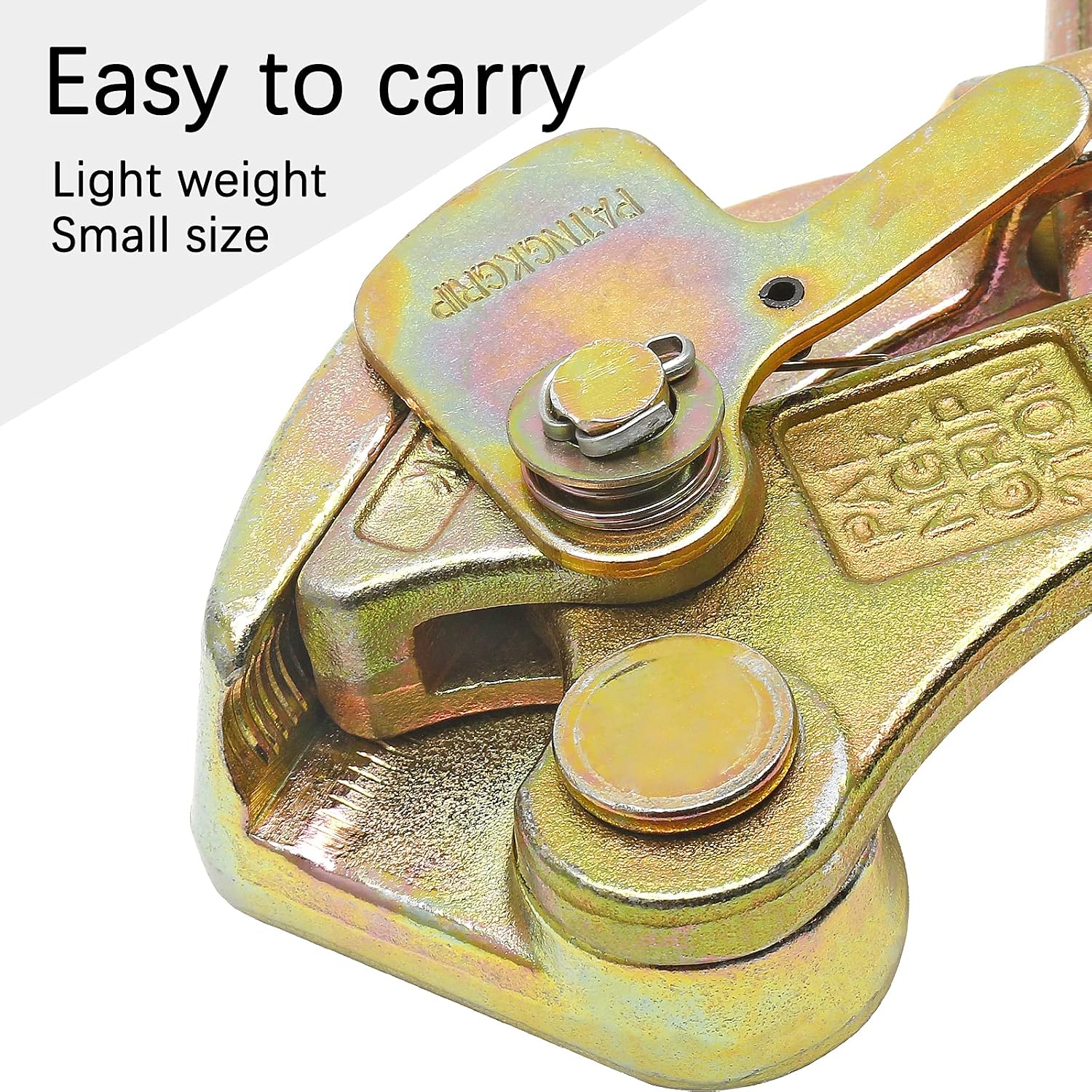 Luomorgo 2 Ton Cable Grip Puller Wire Grip Rope Jaw Cable Puller Tool for Wire Rope, Pulling 4409 Lbs