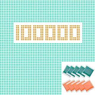 AAGOOD Gel Blaster Ammo Refill(7-8 mm, 10 Pack, 10000 PCS Per Pack), Splatter Ball Gun Ammo Blaster Bullets Made of Non-Toxic Water Ball Beads Compatible with Gel Blaster Gun, Orange & Green