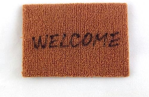 Miniatura 2 de Melody Jane Dolls Houses Casa miniatura escala 1:12 Pasillo puerta paso accesorio alfombra de bienvenida