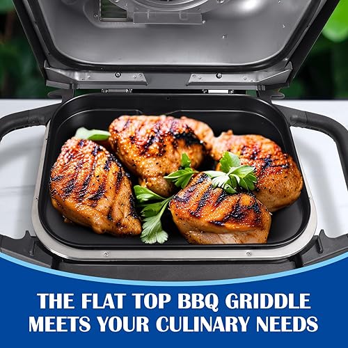 Miniatura 5 de Placa de parrilla para parrilla Ninja Woodfire OG700 Series Outdoor Grills, Ninja XSKGRDPLT Woodfire Grill Flat Top Plancha Accesorios de placa de