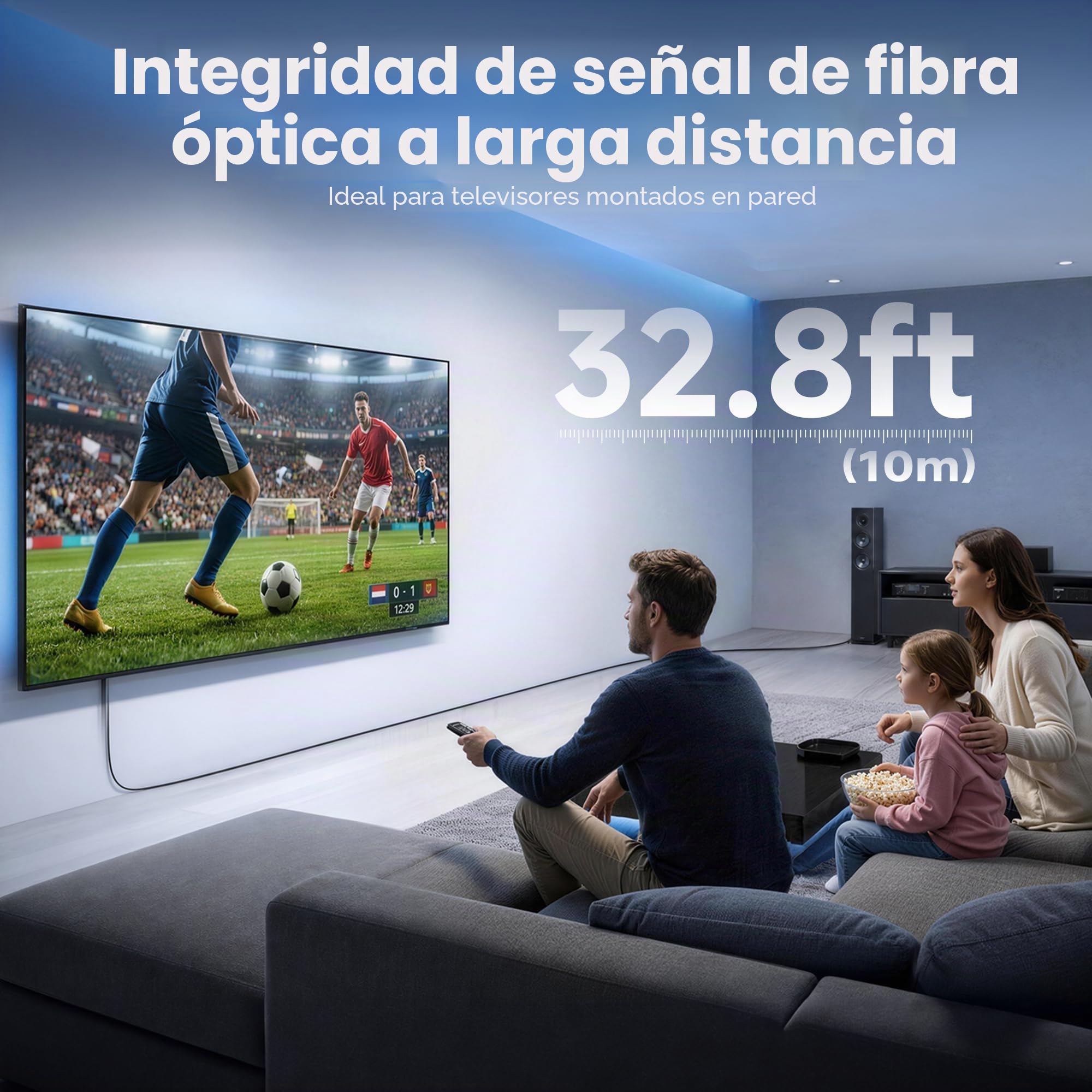 Cable Matters [Designed for Xbox Certified] Activo Cable HDMI, 10m | 8K@60Hz, 4K@120Hz, 8K HDMI cable de fibra óptica, fibra óptica HDMI 2.1, PS5, Apple TV, HDR - para Xbox konzipiert