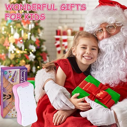 Miniatura 6 de Kit de fabricación de pulseras de la amistad, regalos para niñas de 8 a 10 años de edad, artes y manualidades para niños de 8 a 12 años, kit de