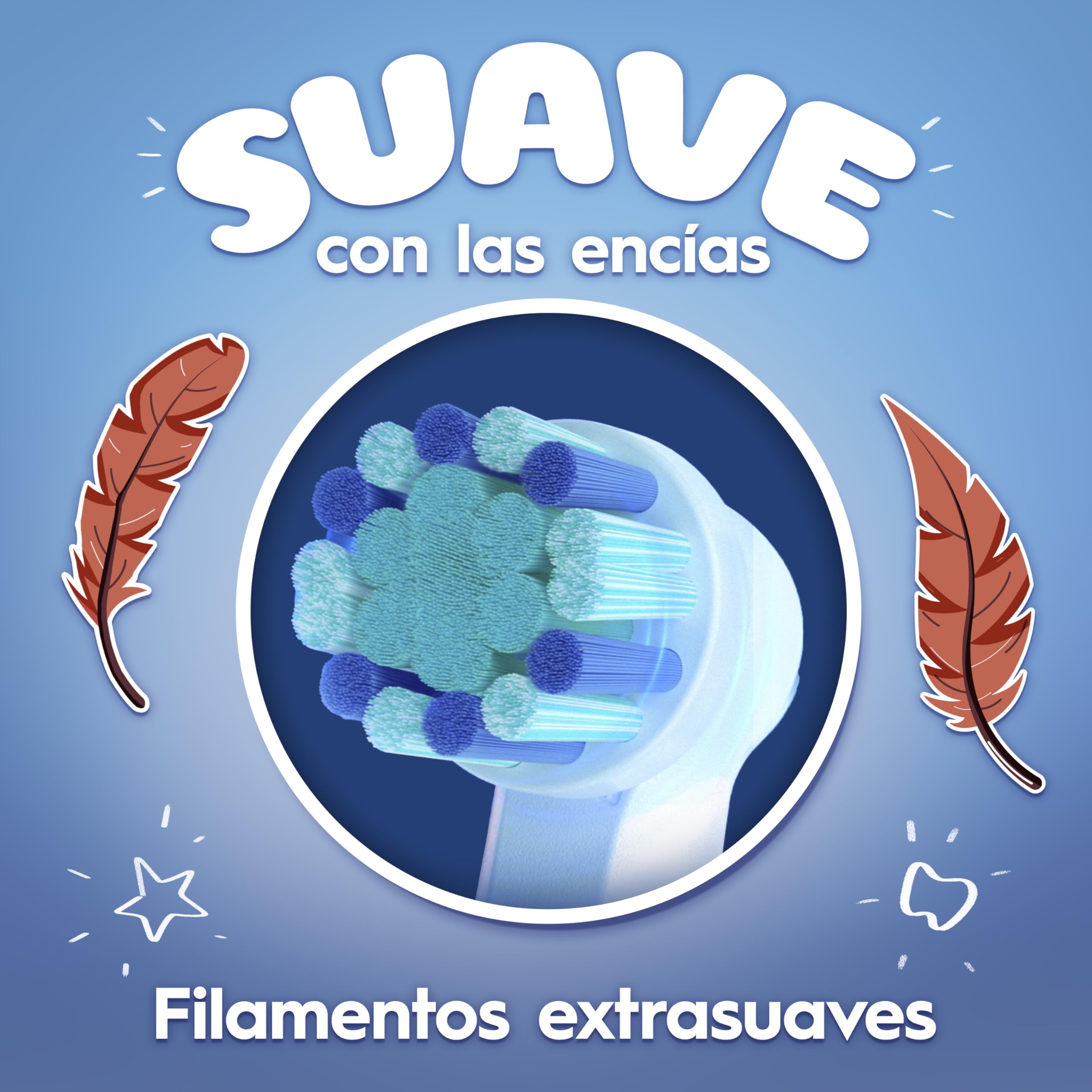 Oral-B Pro Kids Cepillo de Dientes Eléctrico El Rey León para Niños +3 Años - Cepillo Dental Infantil con 1 Cabezal, 2 Modos de Cepillado, Filamentos Extrasuaves para Encías Sensibles