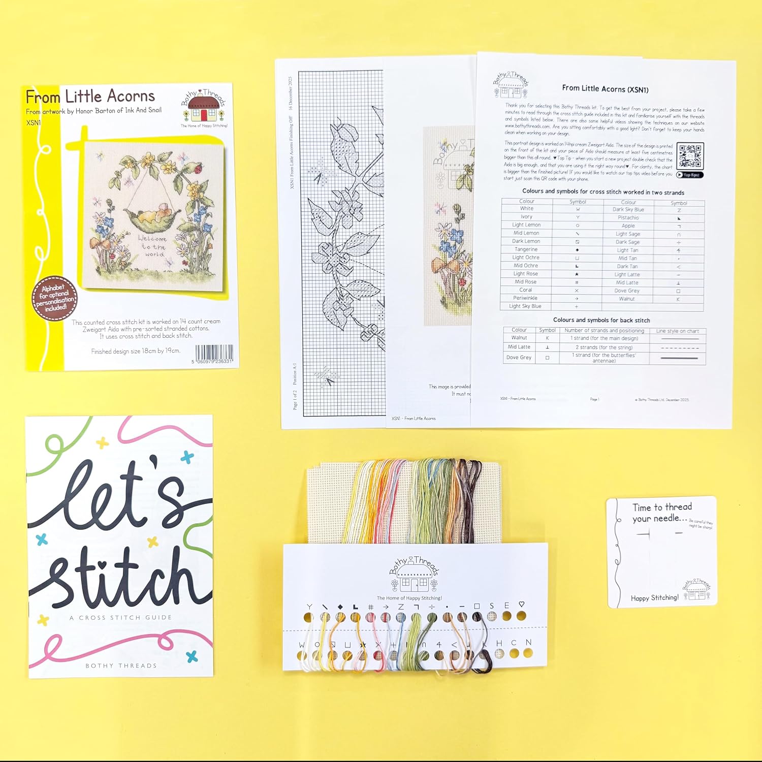 Bothy Threads from Little Acorns Counted Cross-Stitch Kit