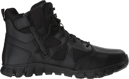 Miniatura 6 de Reebok Sublite Cushion táctico 6 pulgadas cremallera lateral Eh botas de trabajo militares, Negro -