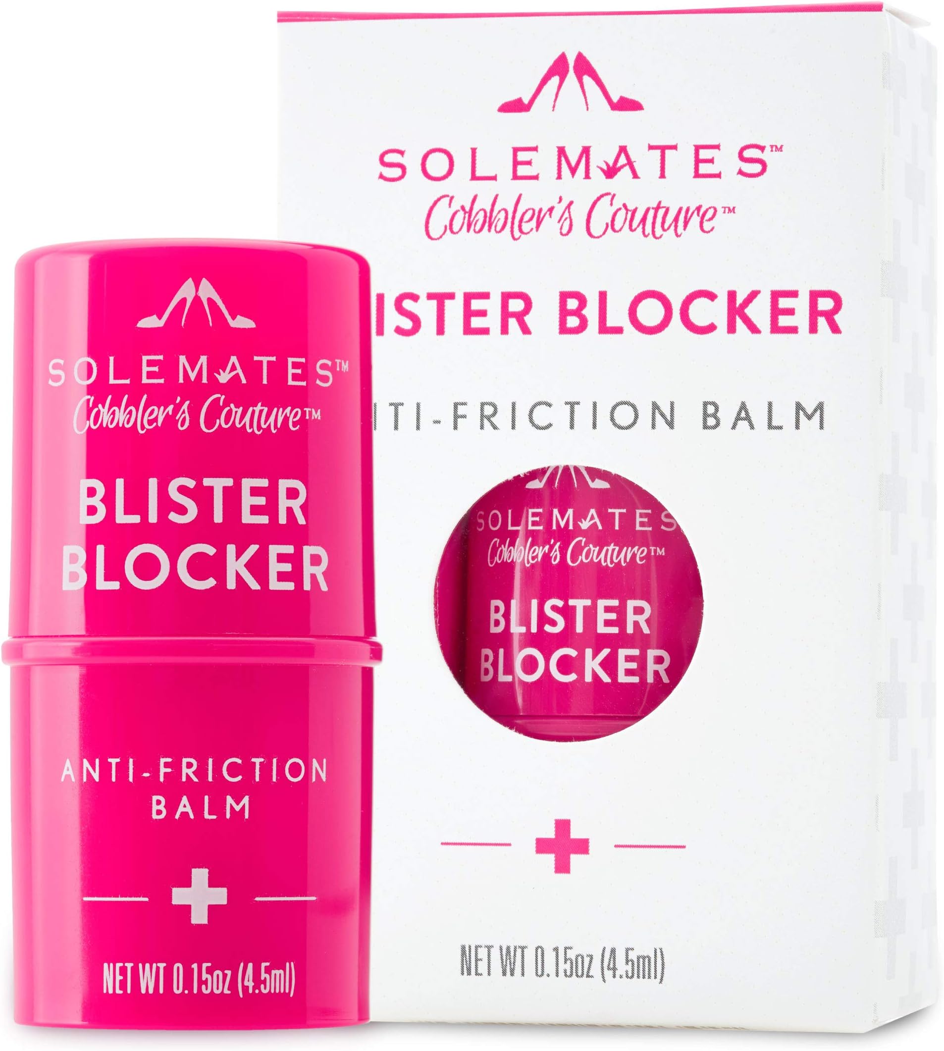 Anti Friction Balm - Blister Blocker – Natural, Unscented, Long Lasting Chafing Relief – Cruelty Free – Travel Friendly – Hypoallergenic
