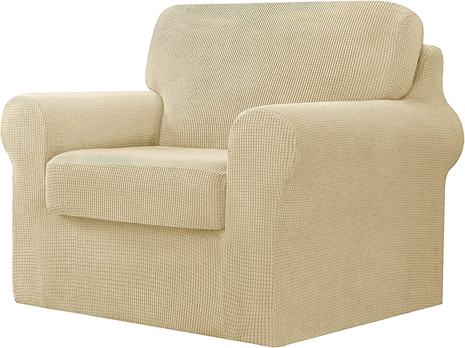 Housse de canapé extensible en fourrure confort pour salon familial et animaux