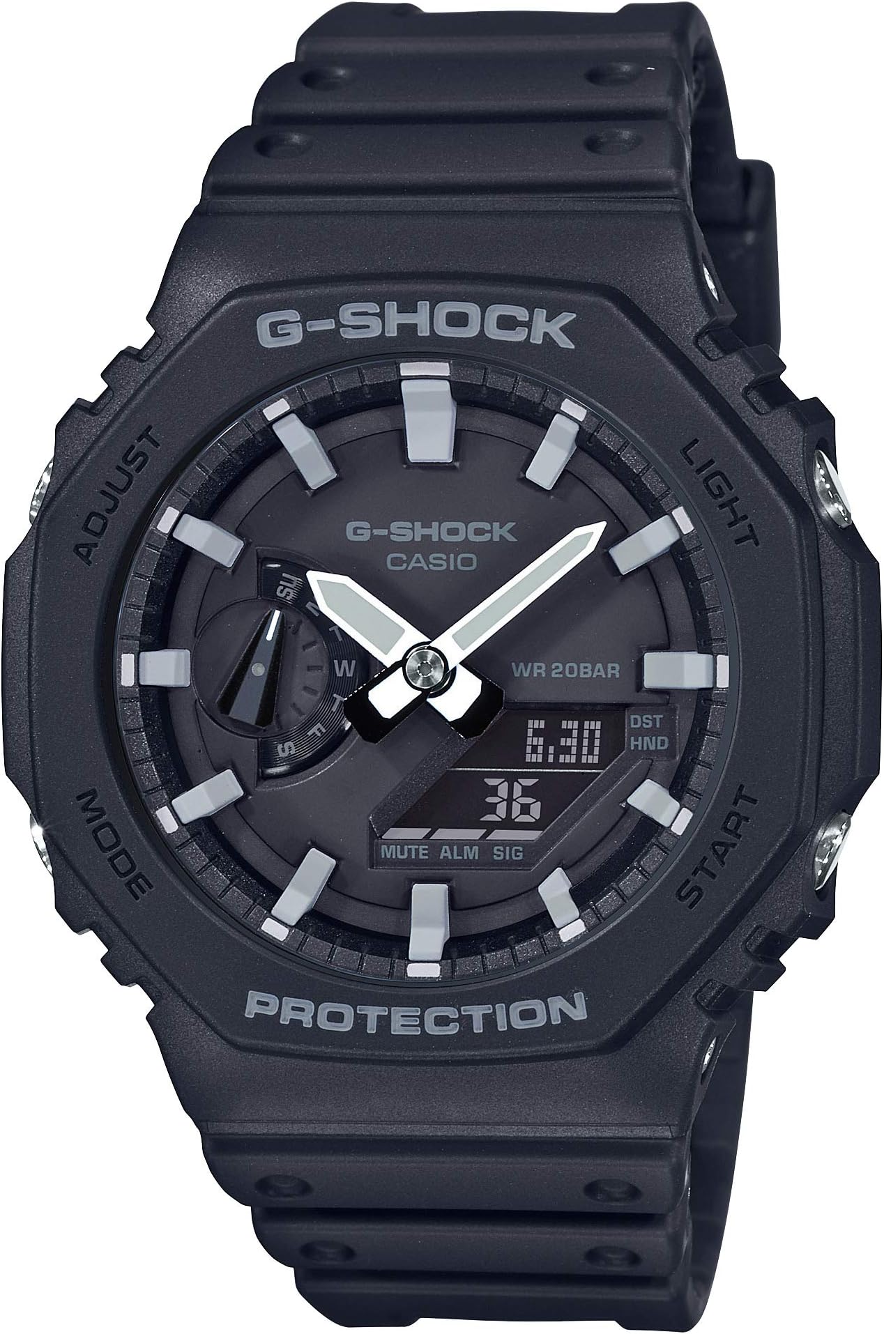 [Casio] watch Gee shock carbon core guard GA-2100-1AJF Men's black