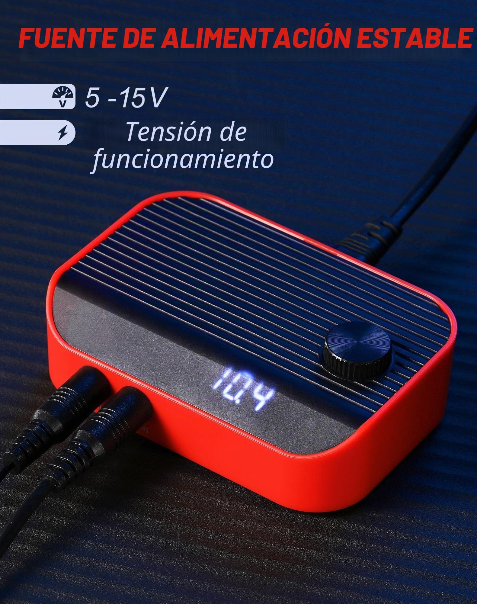 HAWINK Tatuaje Máquina Kit Completo con Tattoo Power Supply HW-TK1002-3-EU