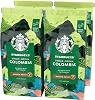 STARBUCKS Single-Origin Colombia, Medium Roast, Whole Bean Coffee 450g Pack of 4
