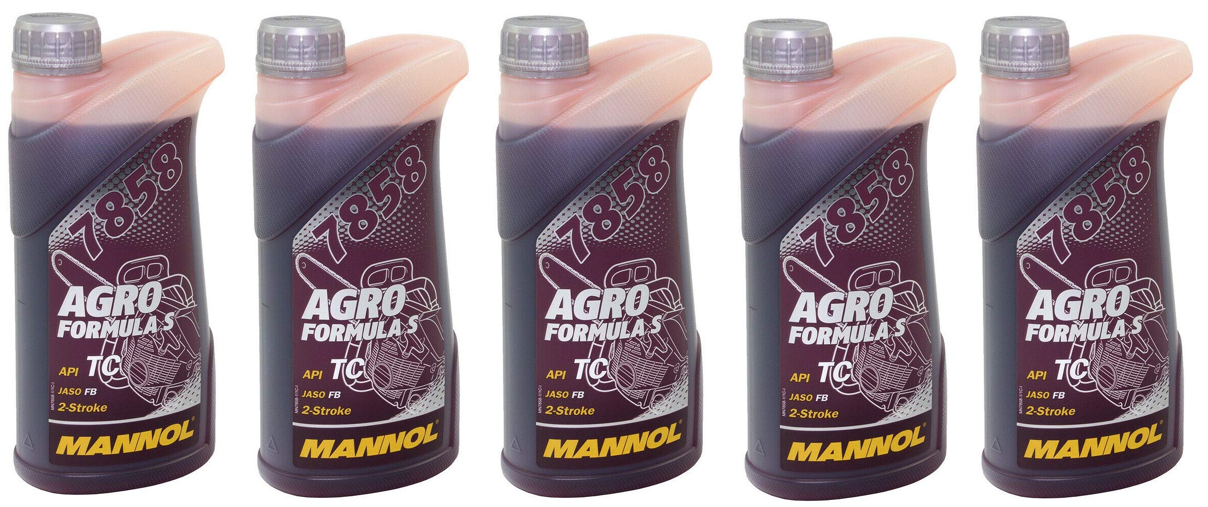 Mannol Agro Formula S 2T Huile pour tronçonneuse 2 temps API TC JASO FB 5 l
