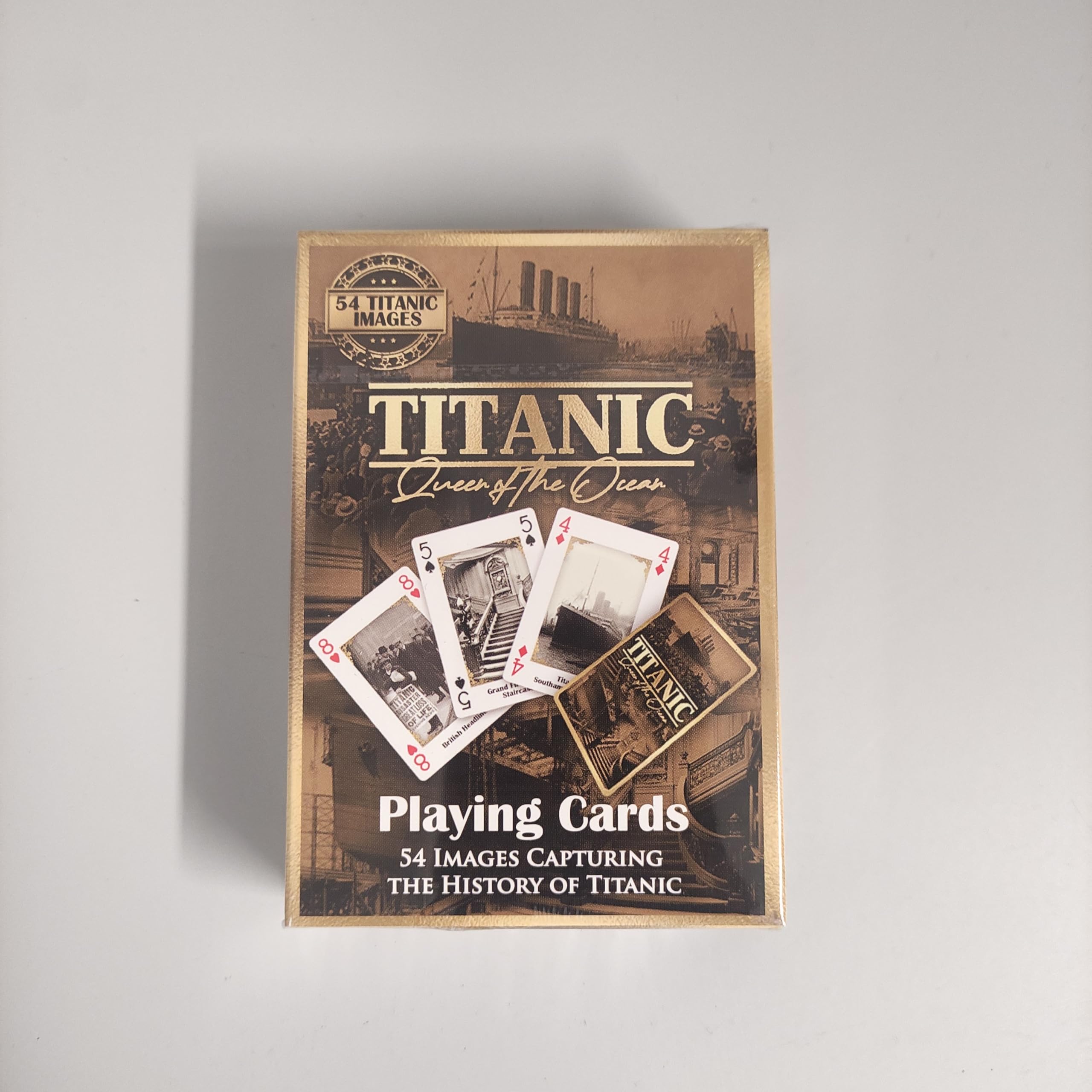 Guinness Playing Cards Titantic Themed - Queen of the Ocean - 54 Playing Cards with images capturing the History of the Titanic - Image 3