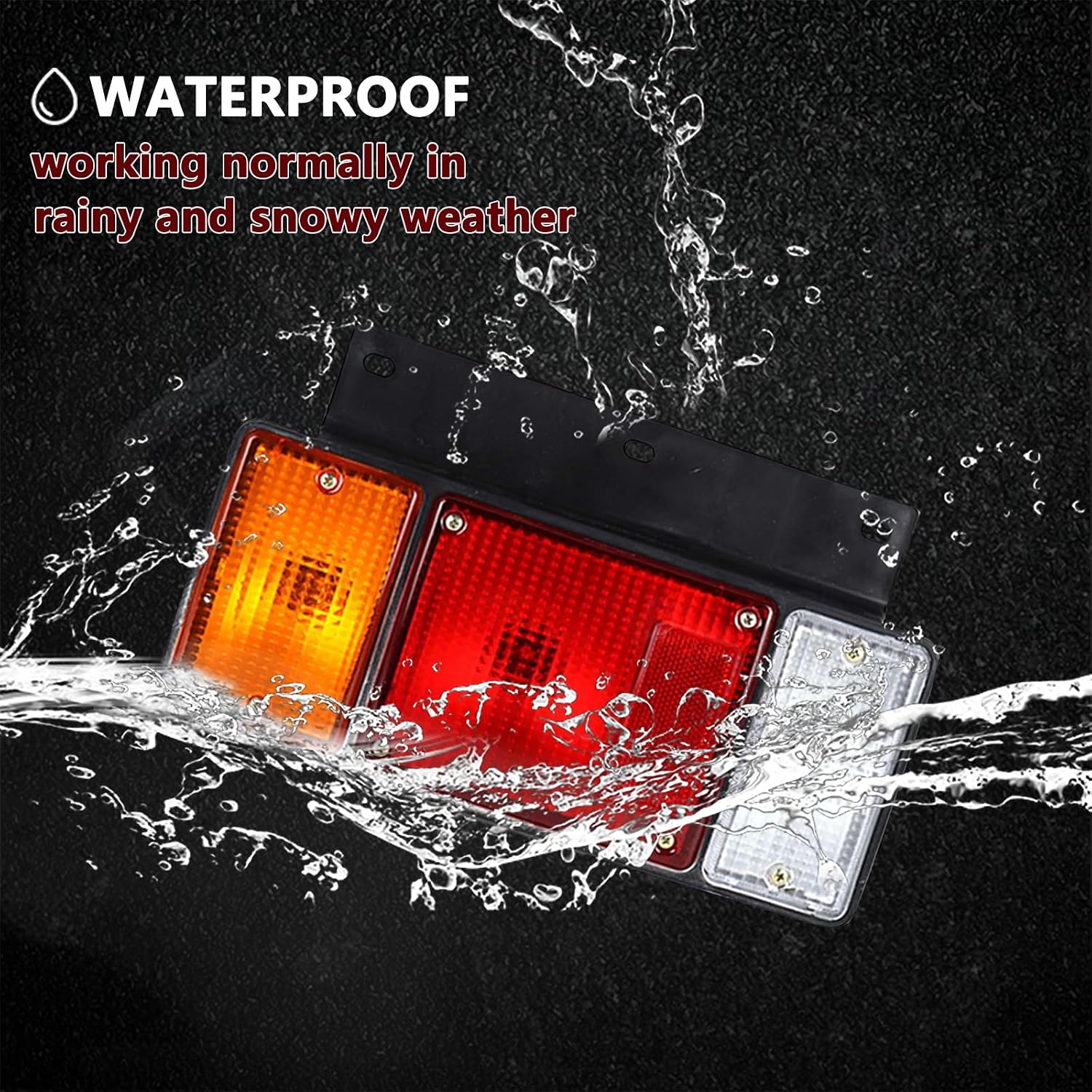 Rear Tail Light Brake Lamp for Isuzu NPR ELF NKR NHR NLR 1987-2022 Left and Right Side