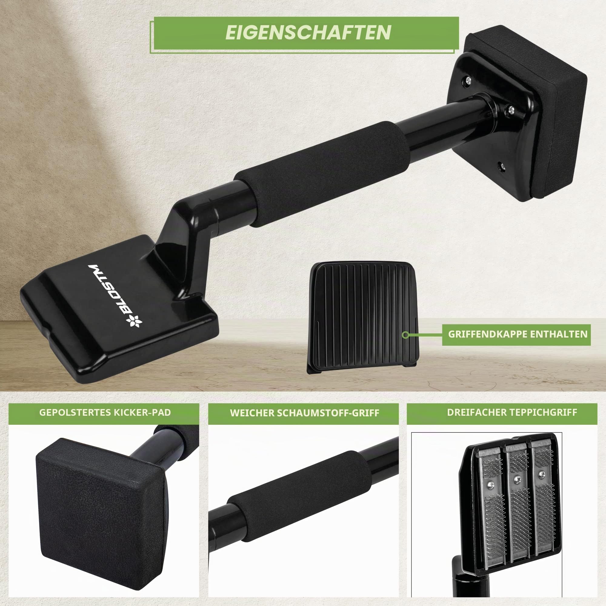 BLOSTM Teppichspanner Kniekicker professioneller Teppichkicker mit weichem Griff