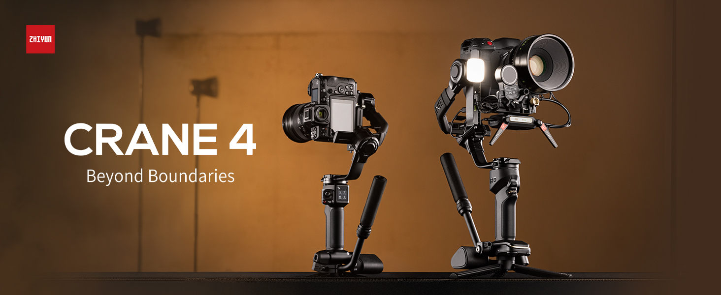 Amazon.com: ZHIYUN Crane 4 Combo, Estabilizador de cardán de 3