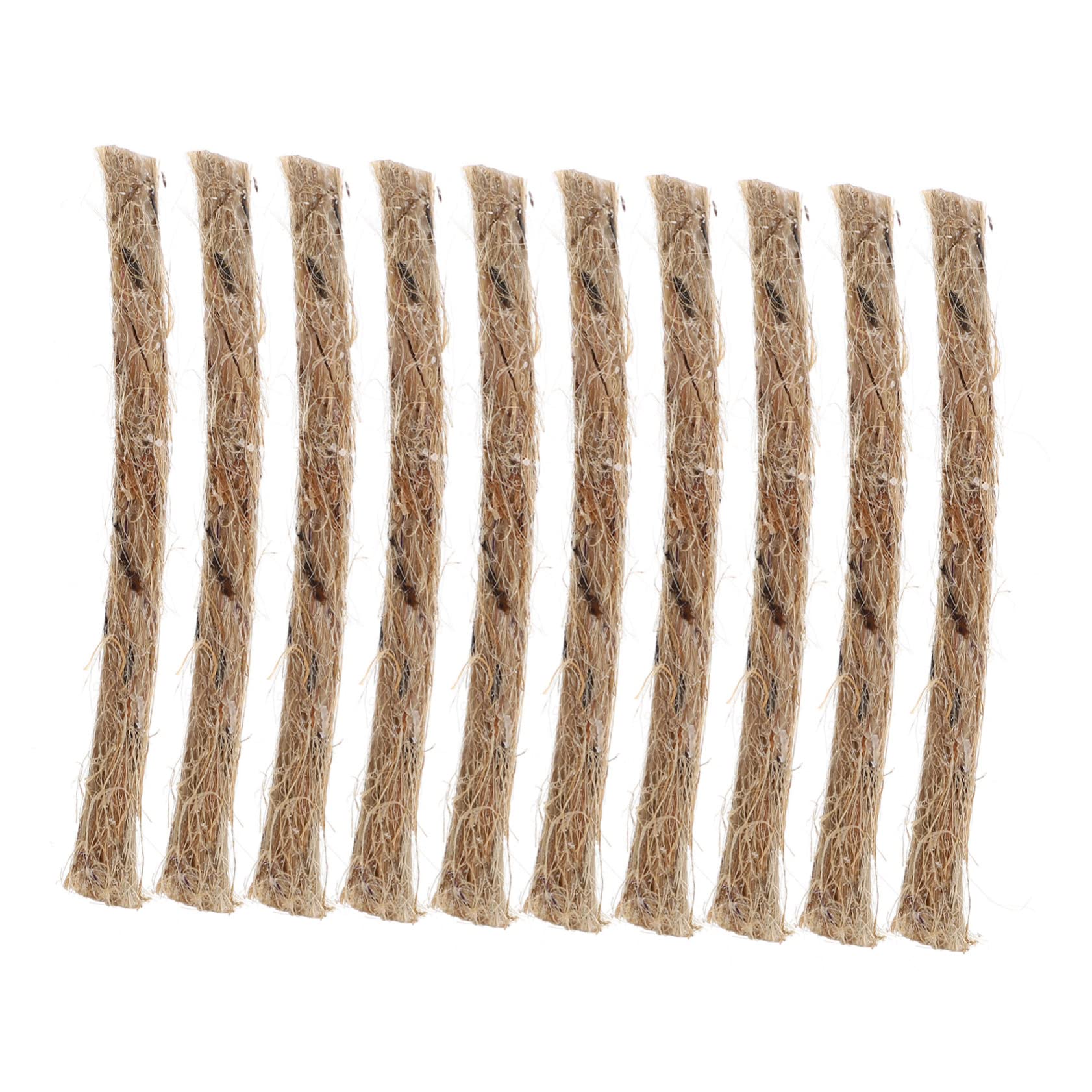 Abaodam 20Pcs Quick Fire Starter Rope Kit Fire Starting Strips for Camping Grilling BBQ and Outdoor Survival Durable and Lightweight Fire Lighter for