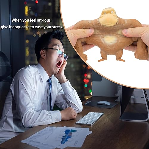 Miniatura 5 de Original Trending - Juguete elástico de mono, para niños y adultos, juguetes para aliviar el estrés, para la ansiedad, TikTok, idea de regalo,