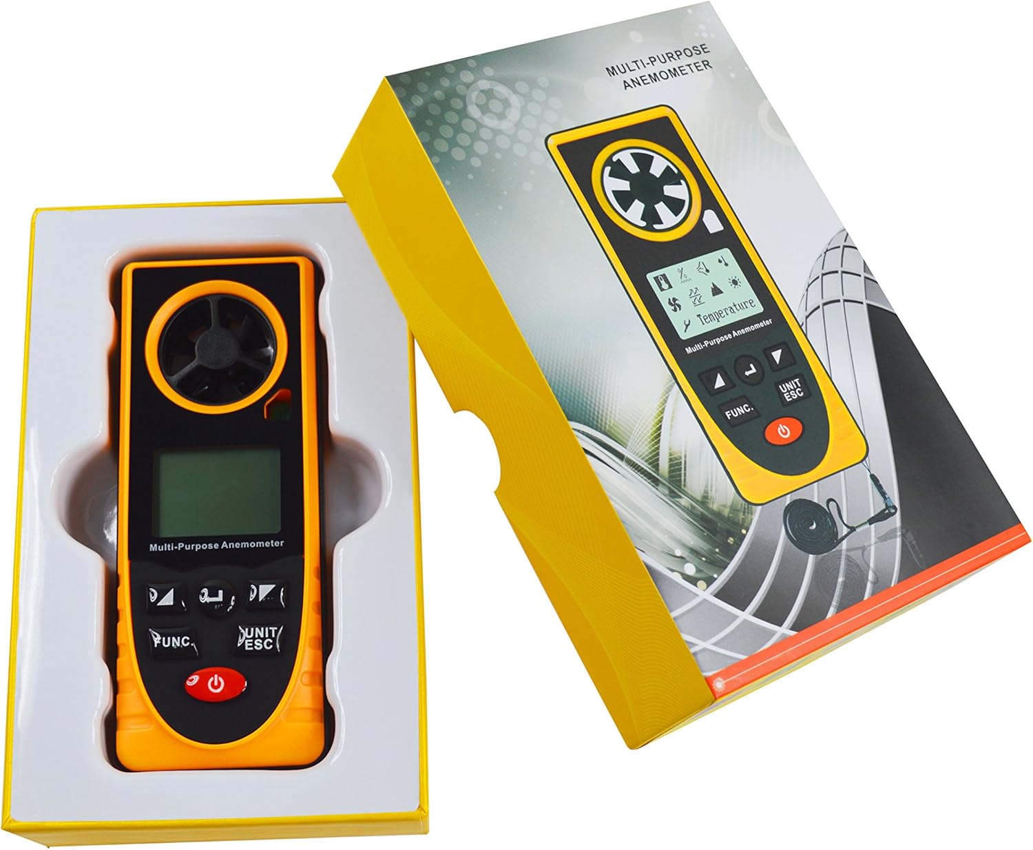 Benetech GM8910 Anemometer with Instruction Manual