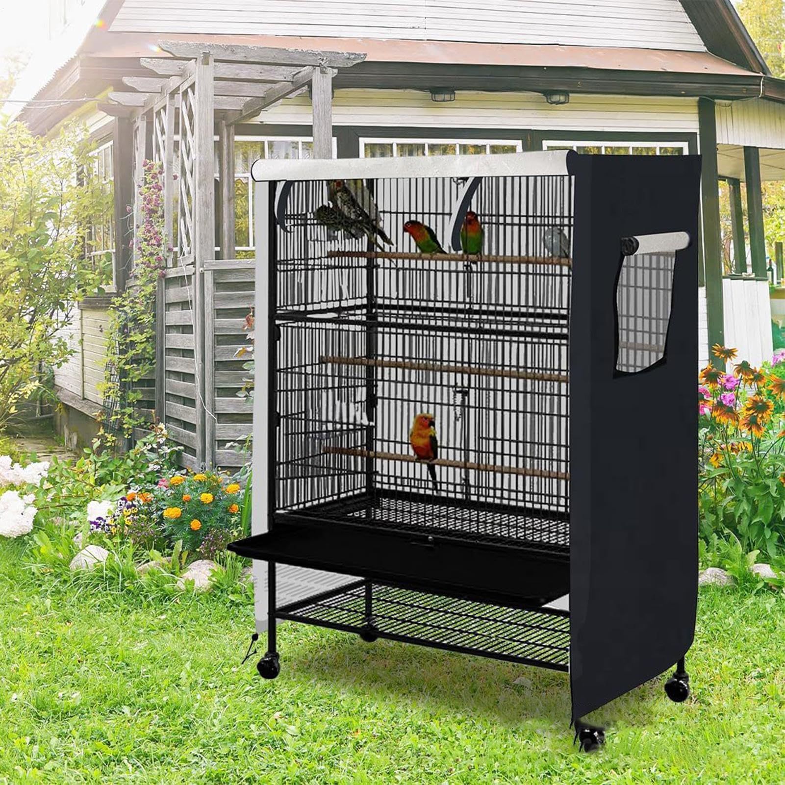Vogelabdeckung für Käfig, wasserdicht, Lichteliminator, -Nachtgehege