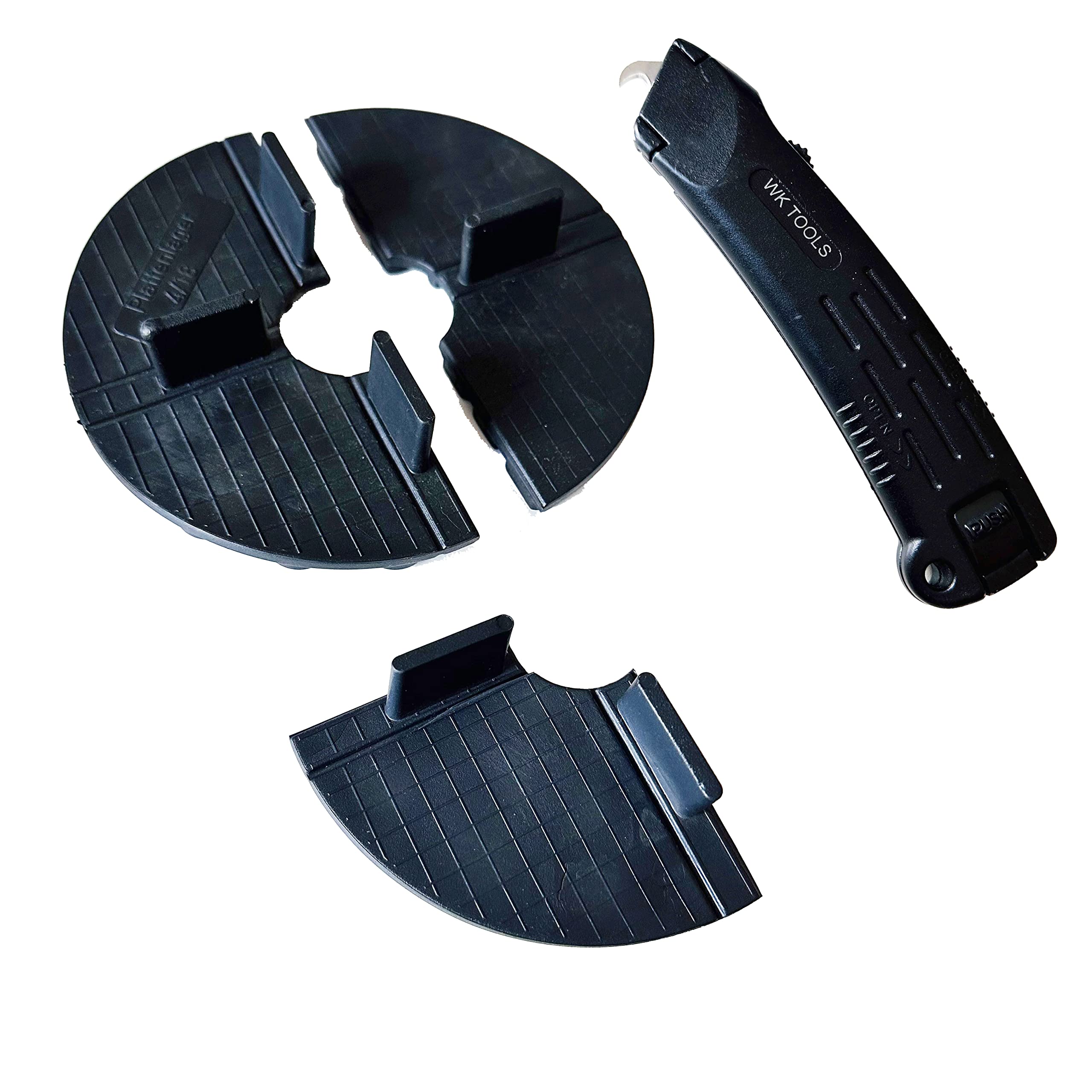 VERLEGEHILFEN 50 x Gummi Plattenlager Flexibles Terrassenlager - Stelzlager für Terrassenplatten Fugenbreite 4 mm x Höhe 18 mm
