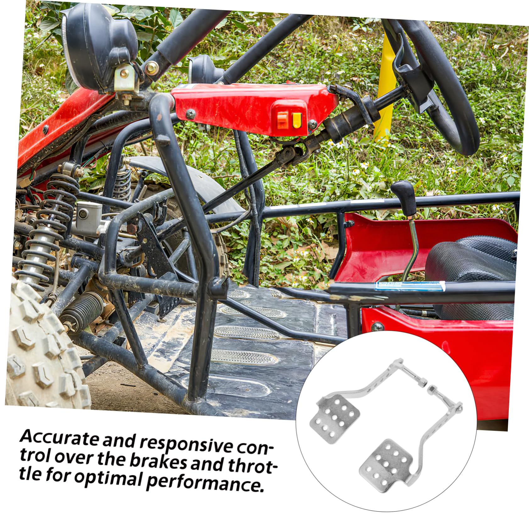 Rehausse Pedale Auto Pédale De Frein Go Kart Pédales De Coupure De Gaz Go Kart Karting A Pedale