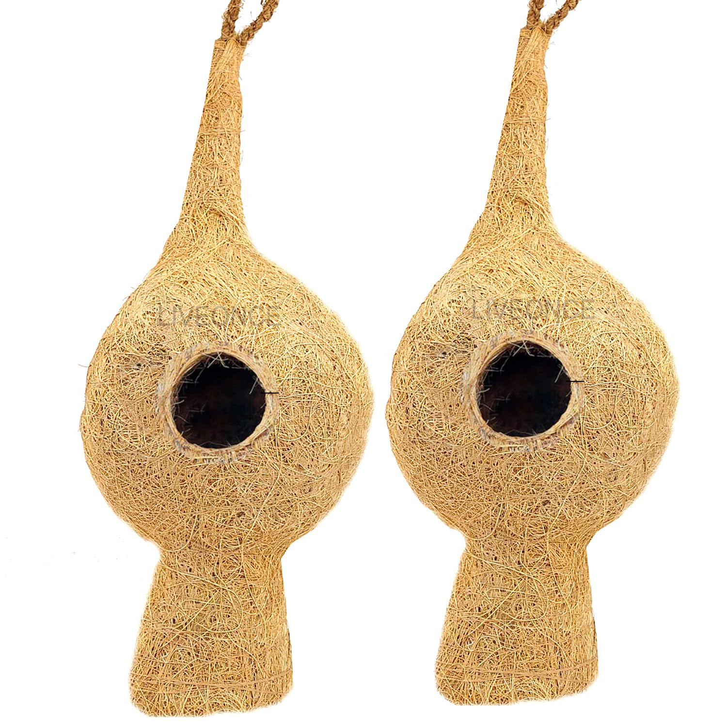 LIVEONCE DUKAN Bird NEST USE with Hanging Hooks U CAN Place Anywhere Pack of 2 Bird House (B0D9P6CQXB) Amazon Price History, Amazon Price Tracker