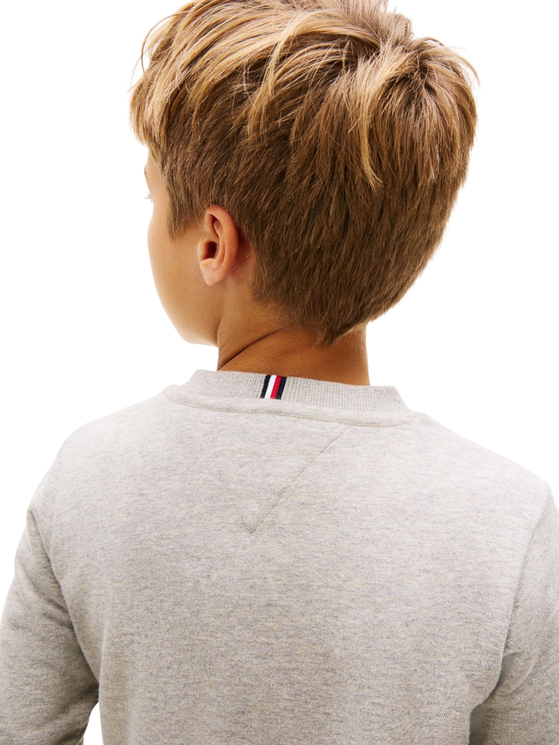 Tommy Hilfiger Tommy Faded Print Sweatshirt Kb0kb10337 Sweat-Shirt à Enfiler Garçon